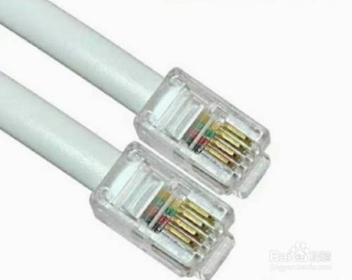 电话线4芯怎么接水晶头