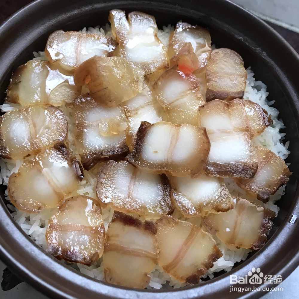 不费事做腊肉煲仔饭