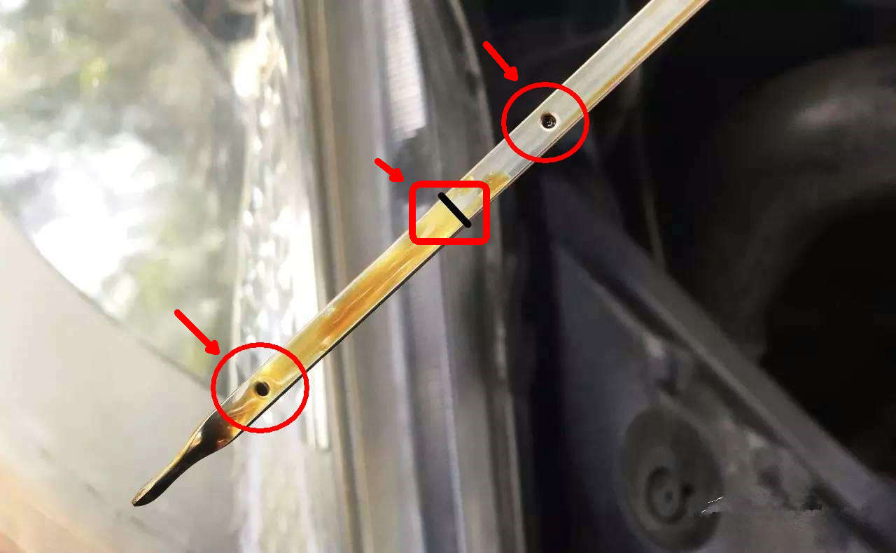 macan机油测量图片