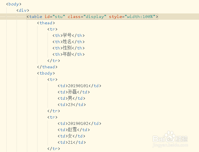 datatables 如何改字体的大小