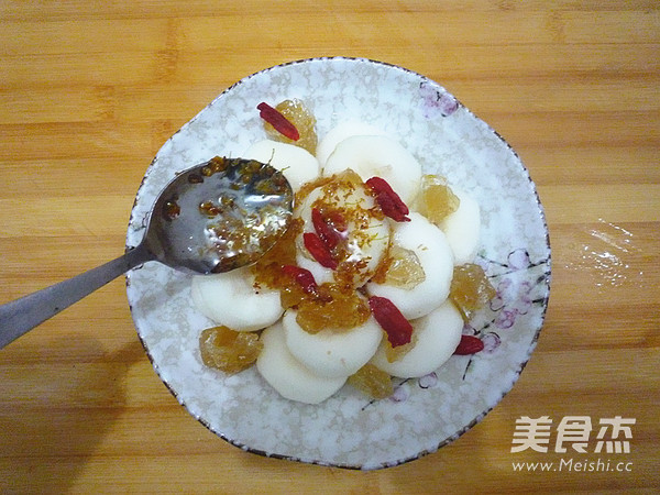糖桂花蒸荸荠