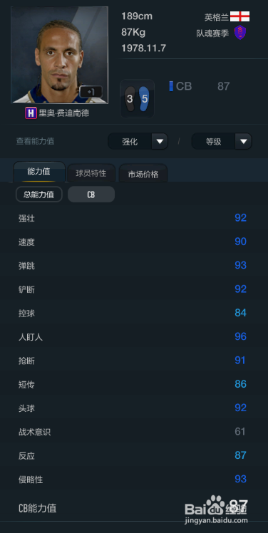 FIFA OL3新版队魂赛季球员推荐(主力上篇)
