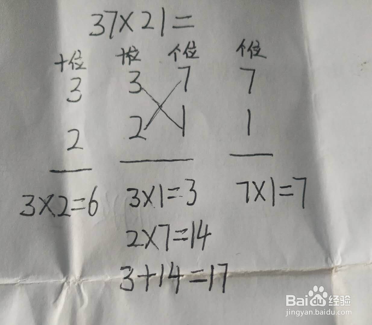 印度竖式计算方法