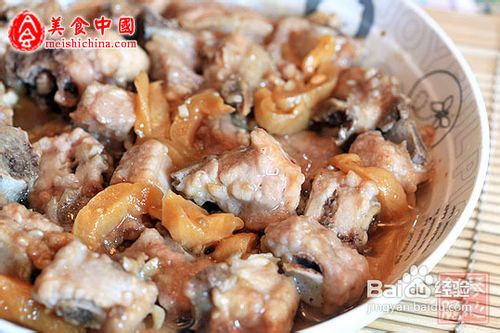 瓜脯蒸排骨