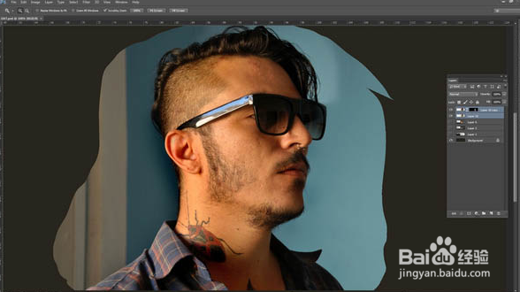 PS与AI结合把人物转为低多边形肖像