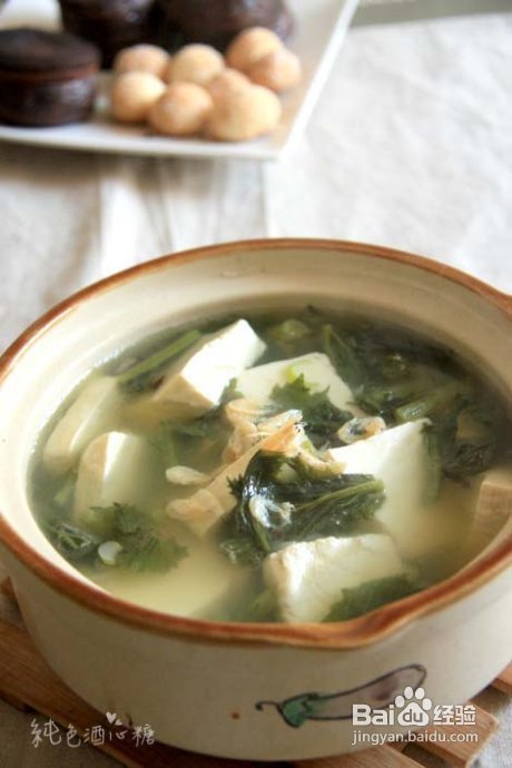 春节过后如何吃的营养又减膘----雪菜炖豆腐