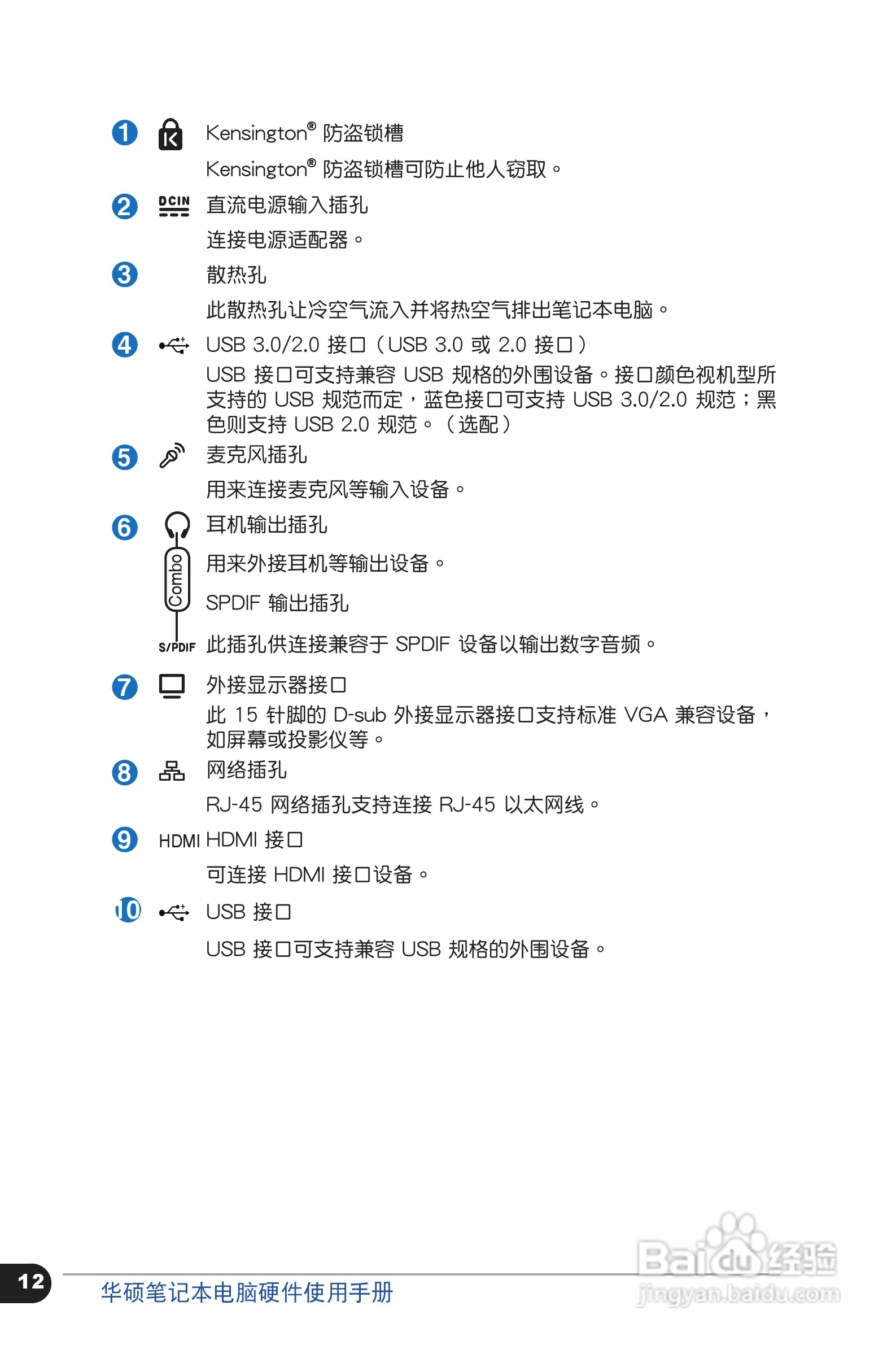 华硕 U31SG笔记本电脑说明书:[2]