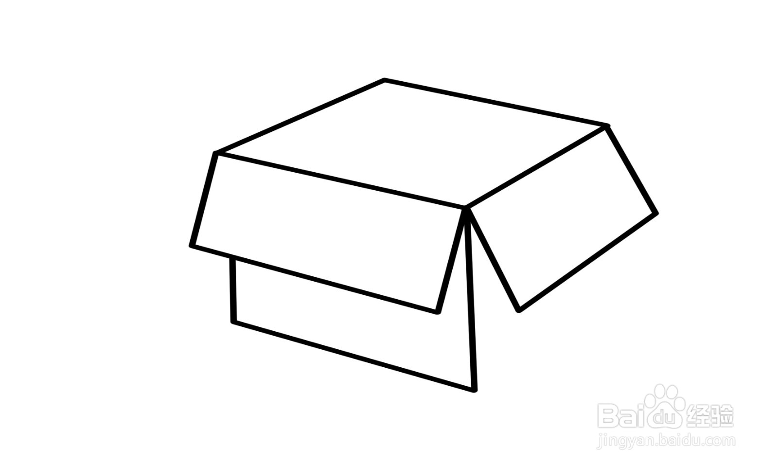 简笔画纸箱如何画