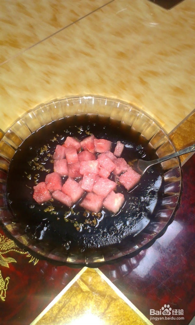 桂花凉粉的做法