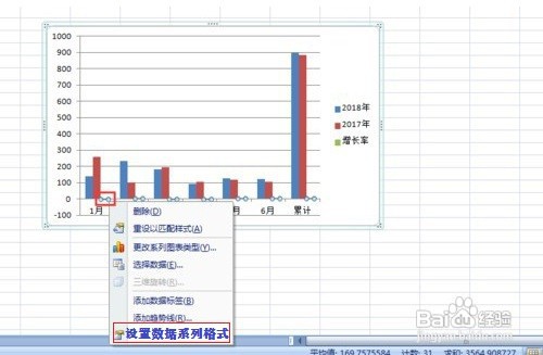 将柱形图、折线图、源数据完美结合为一张图