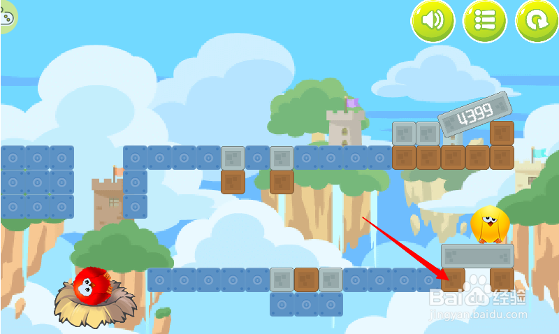 小游戏泡泡鸟历险记4第7关