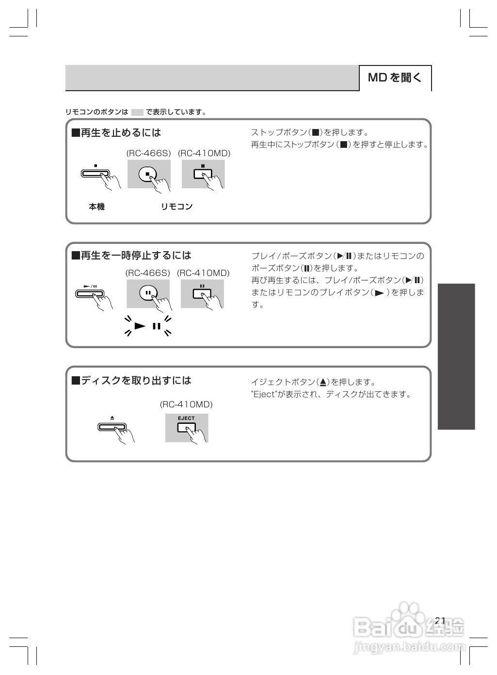ONKYO MD-101A音响使用说明书.:[2]