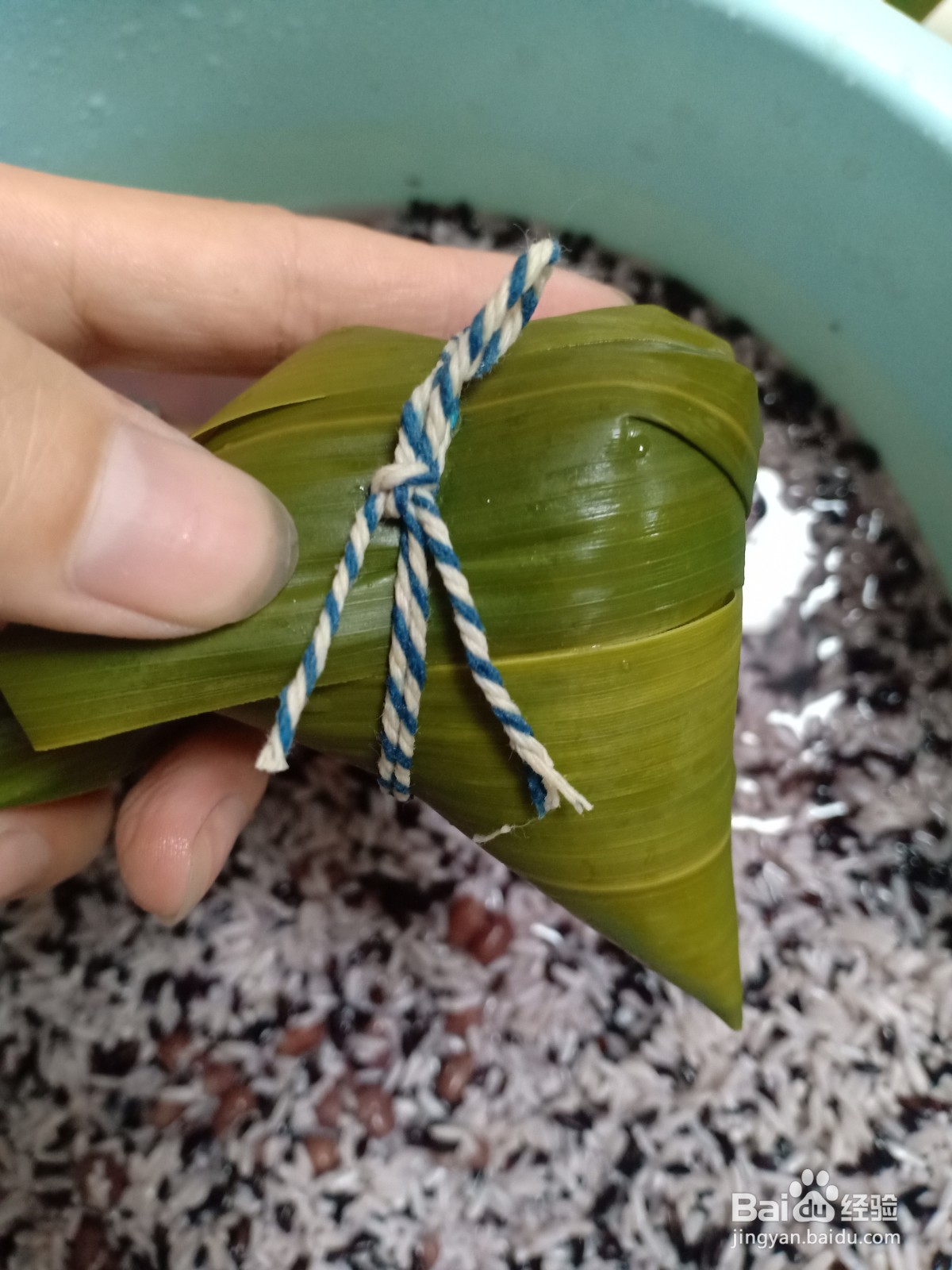 粽子系绳打结方法