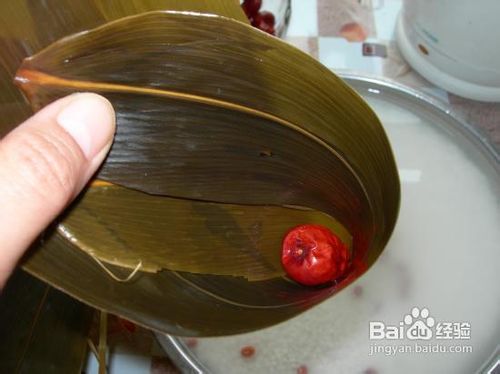 枣豆糯米粽