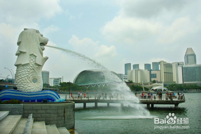 流光溢彩的新加坡地标