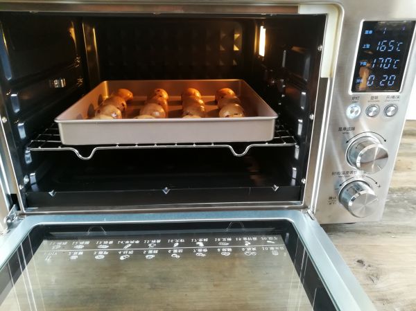 巧克力豆麻薯面包