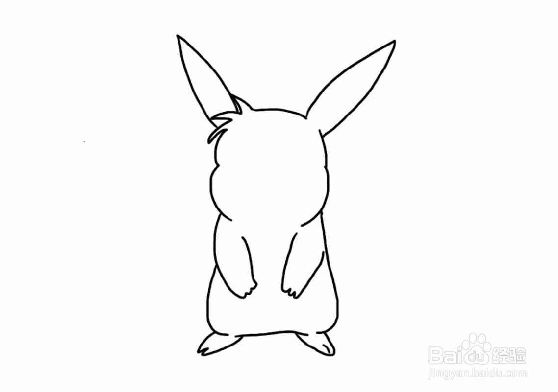 怎么画皮卡丘简笔画