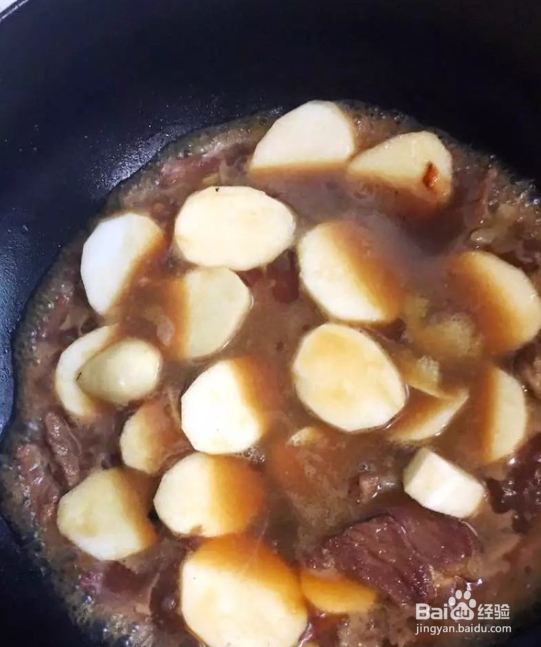 山药炖肉的做法