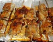酒酿香酥竹签烤带鱼的制作过程