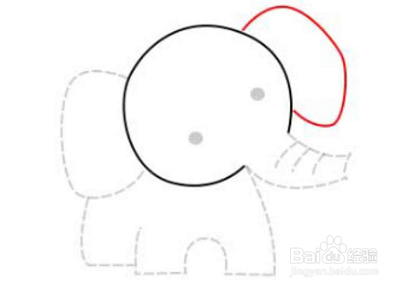 简笔画如何画大象
