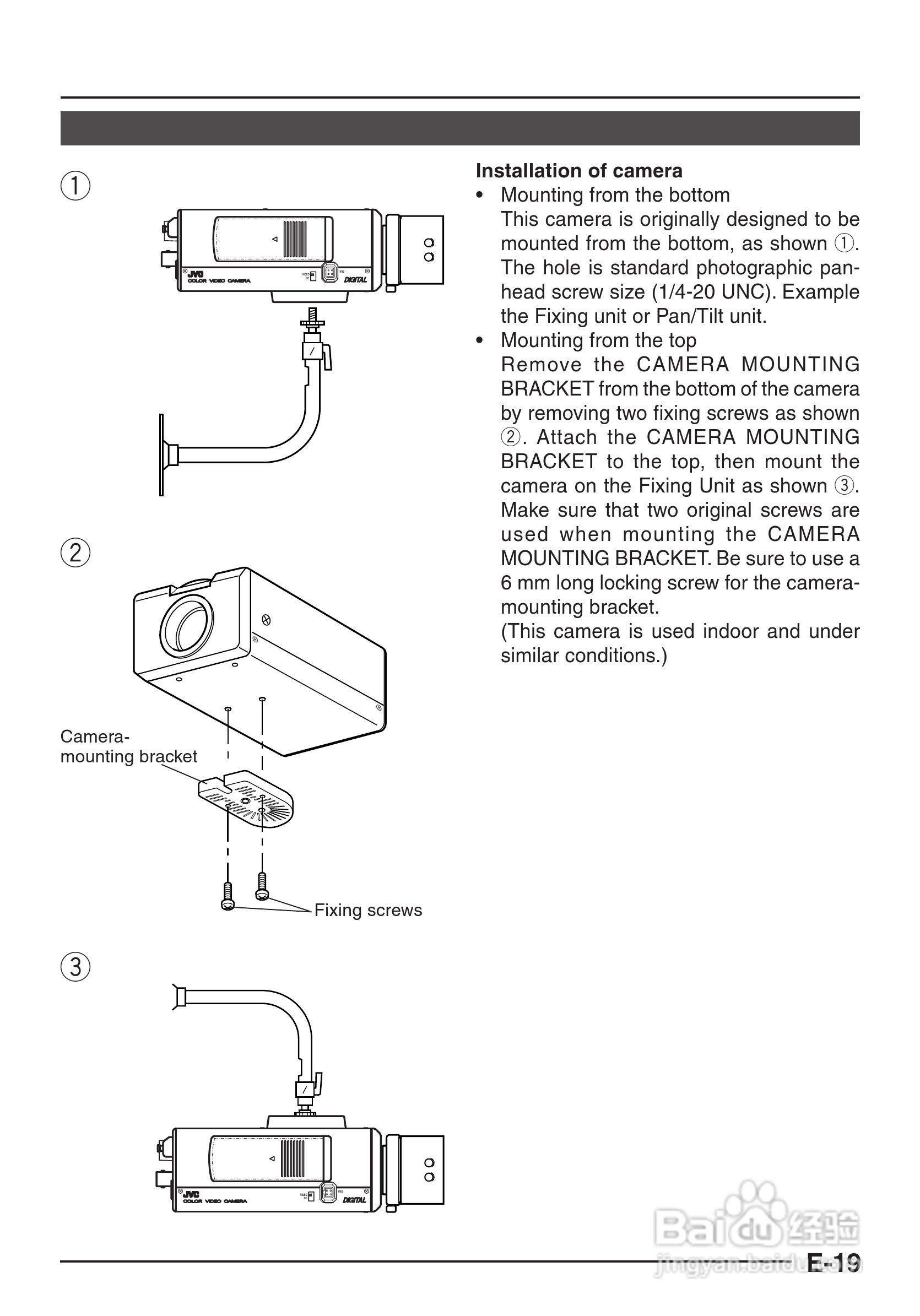 JVC TK-C1480/TK-C1481/COLOUR VIDEO CAMERA摄像机说:[2]