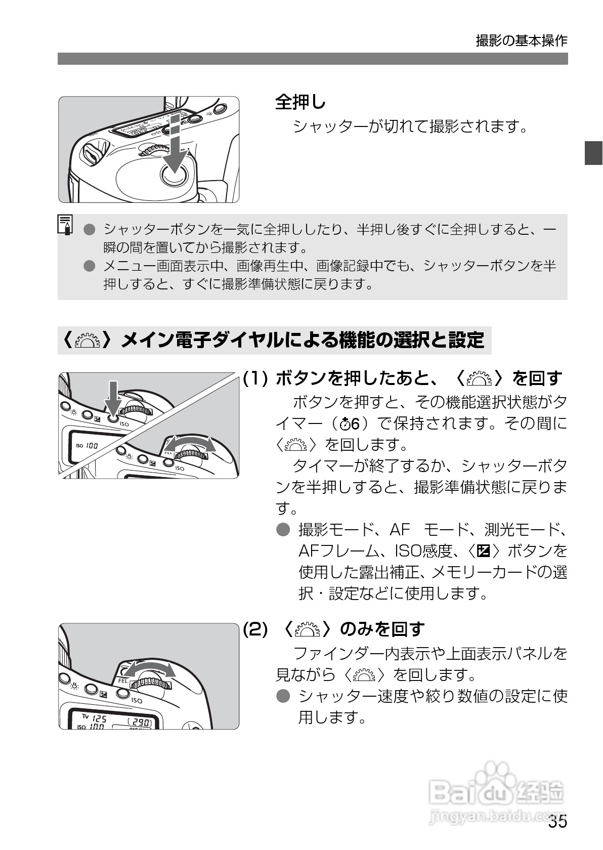 Canon EOS-1数码单反相机使用说明书:[4]