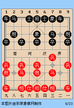 象棋开局之五九炮对黑飞右象