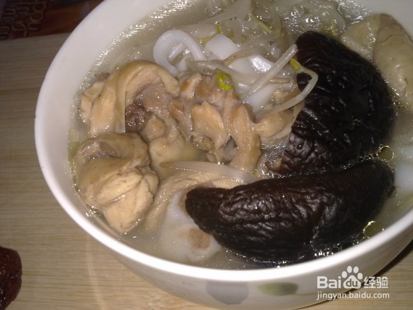 鸡肉河粉的做法