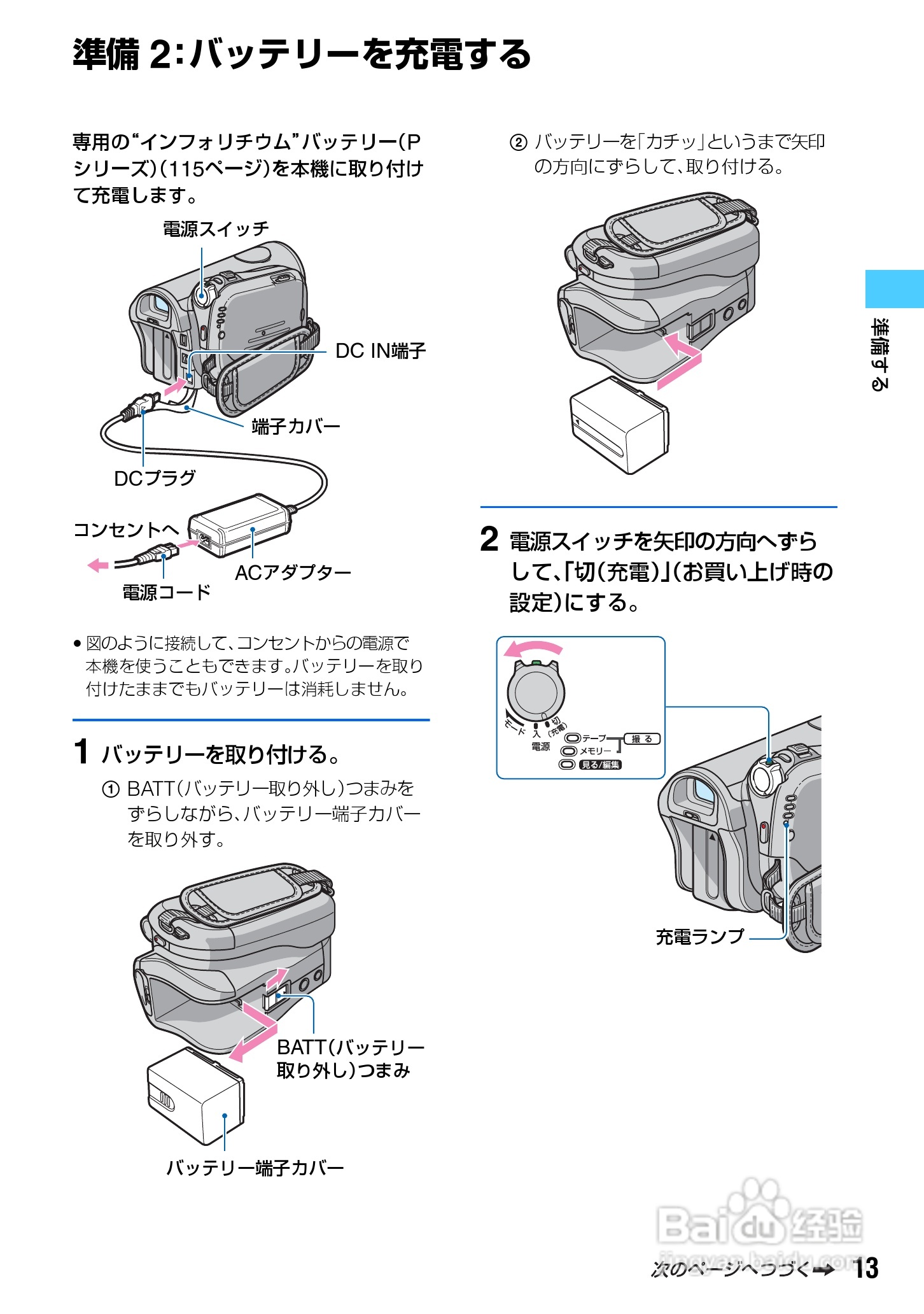 SONY HDR-HC3摄像机说明书:[2]