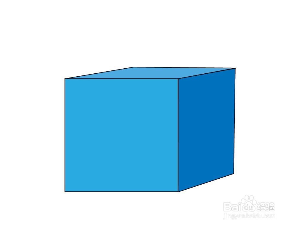 如何用AI绘制一个立体正方形