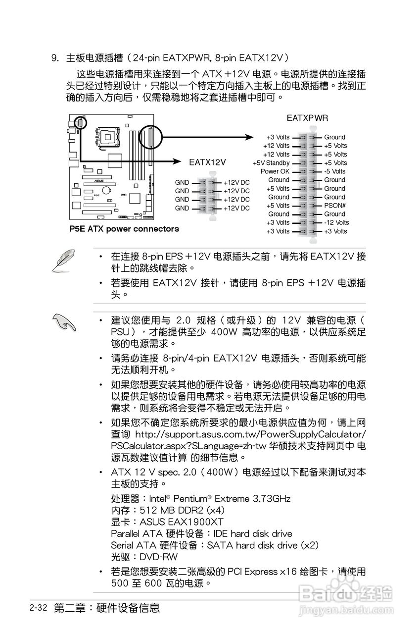 华硕P5E主板使用说明书:[6]