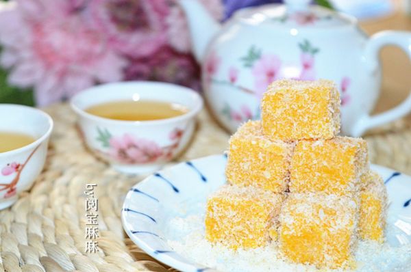 椰蓉南瓜牛奶小方