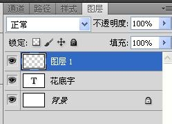 花底字背景怎么做