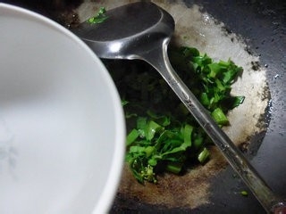 虾皮油菜蕻燕麦粥