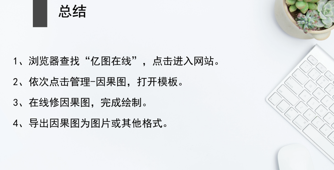 因果图怎么绘制