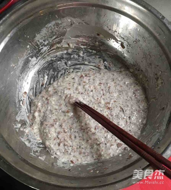 怀山药的皮和须炸的丸子