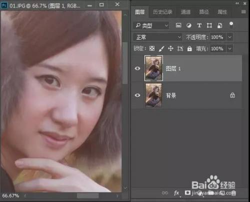 PS:拨开脸上的发丝