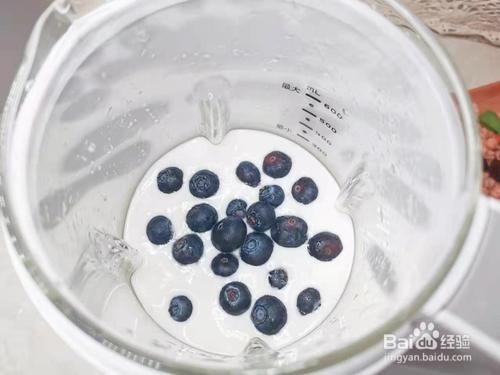 蓝莓酸奶奶昔