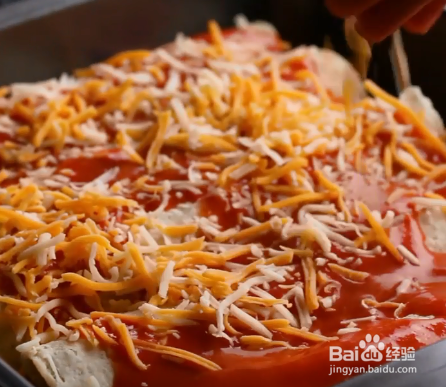 鸡肉辣酱玉米卷