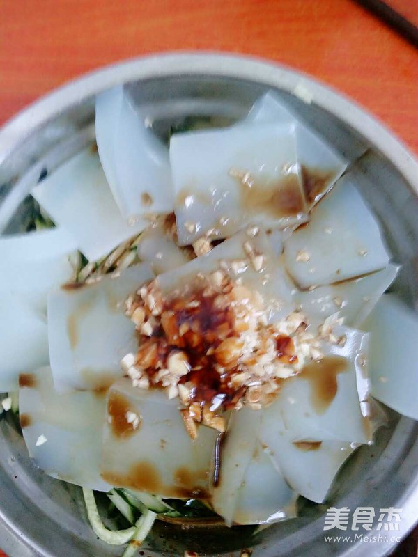 黄瓜拌凉粉的做法