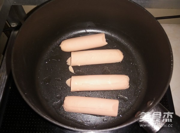 叉烧火腿早餐