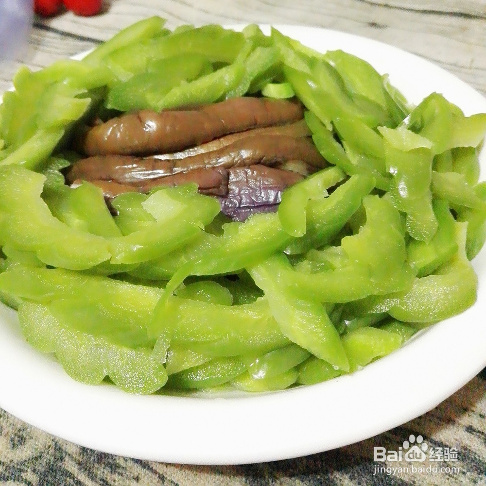 苦瓜伴茄子做法