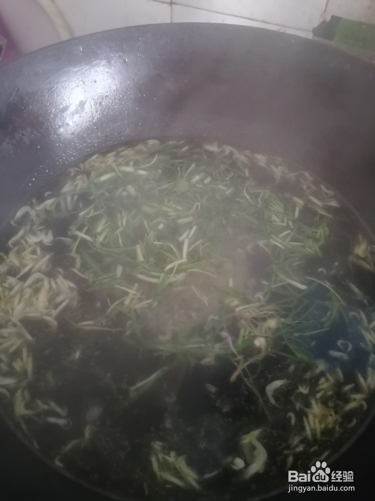 小根菜虾皮蛋花汤