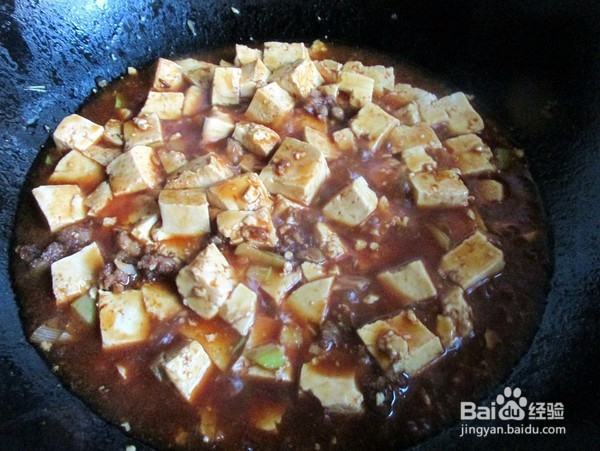 麻婆豆腐的制作方法