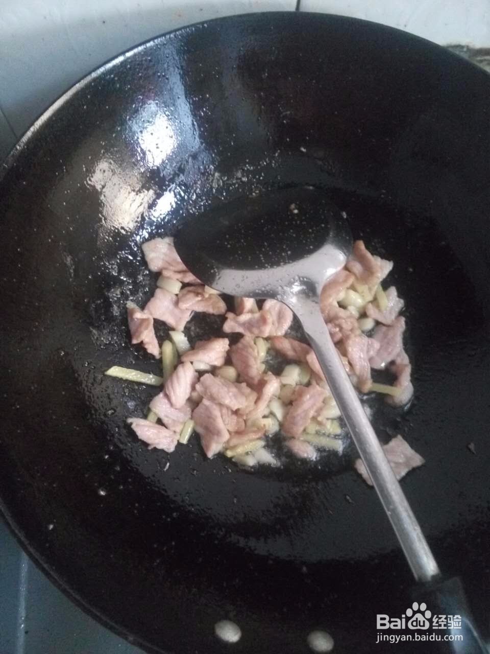 家常简便四季豆炒肉