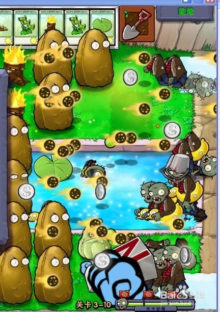 植物大战僵尸快速通关游戏攻略：[50]3-10.2