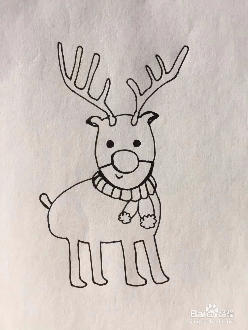 茉莉手绘之麋鹿的家