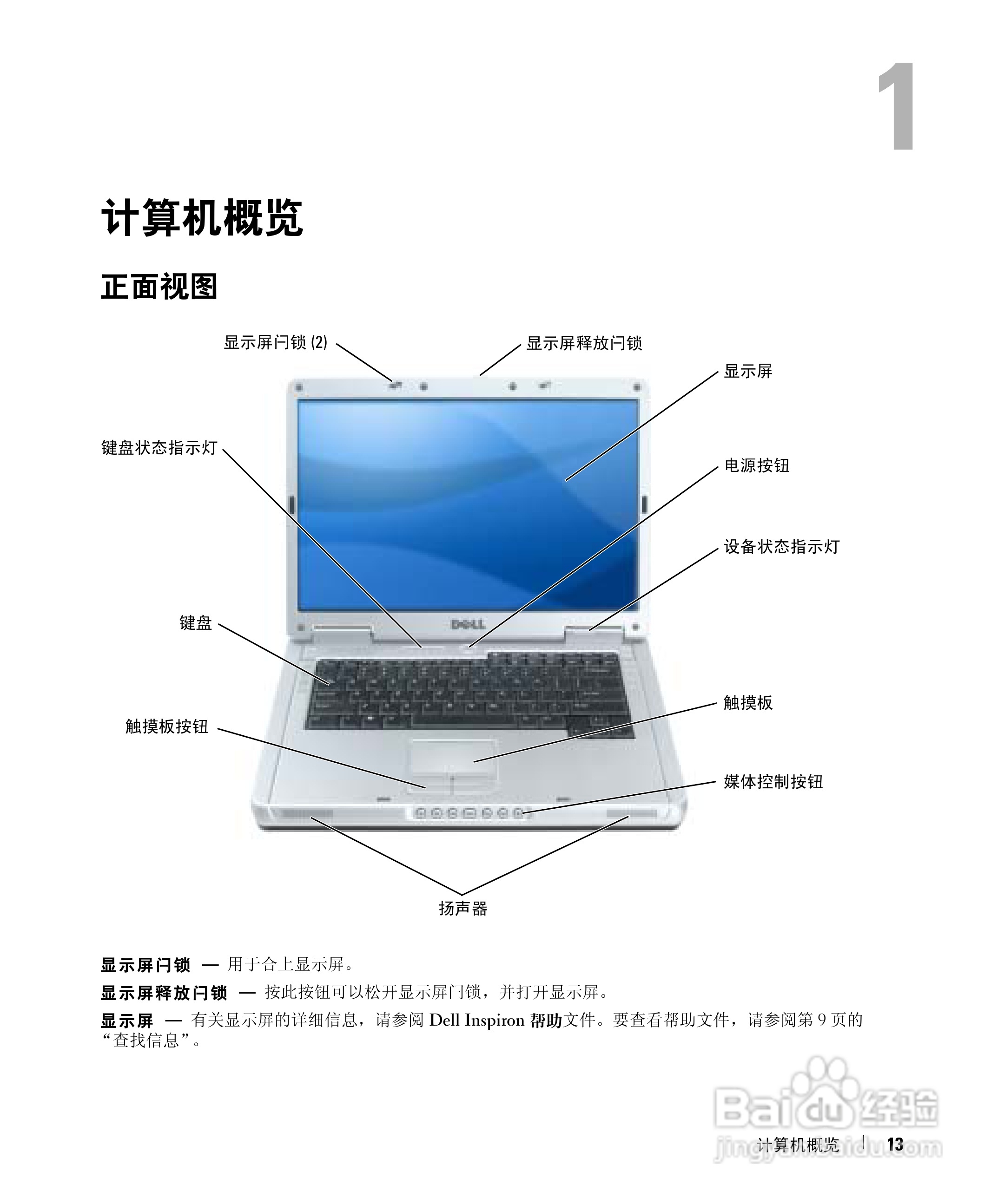 戴尔Inspiron 6000笔记本电脑使用说明书:[2]