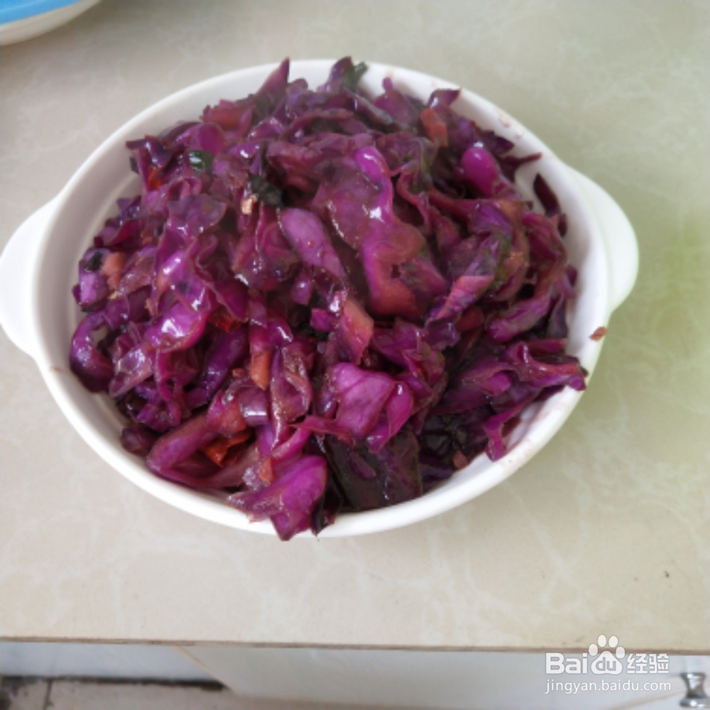 春节小炒紫甘蓝