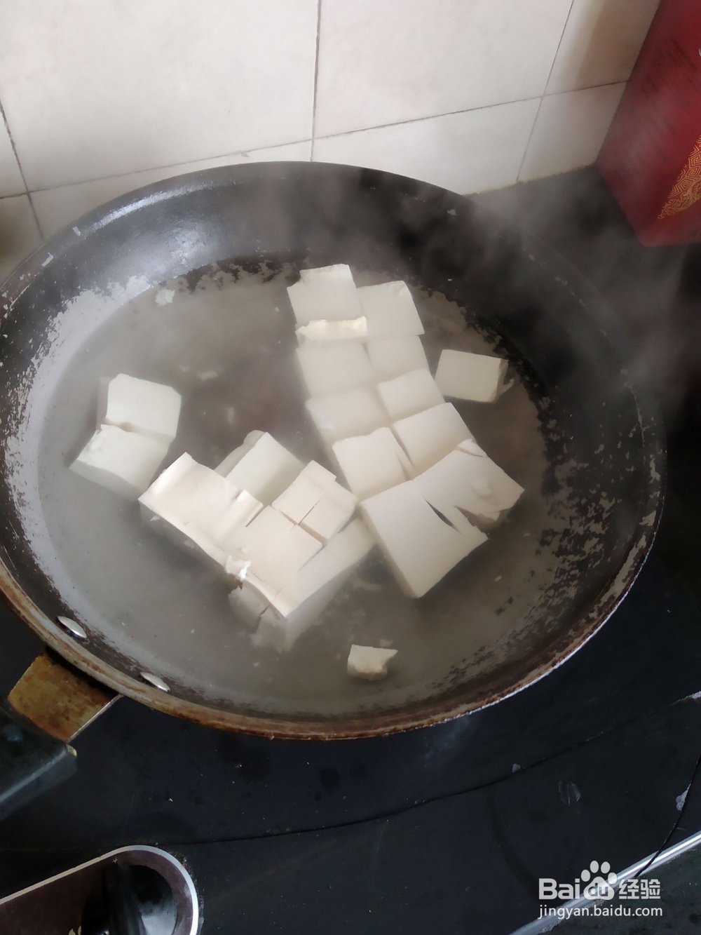 红烧鲢子头扒豆腐
